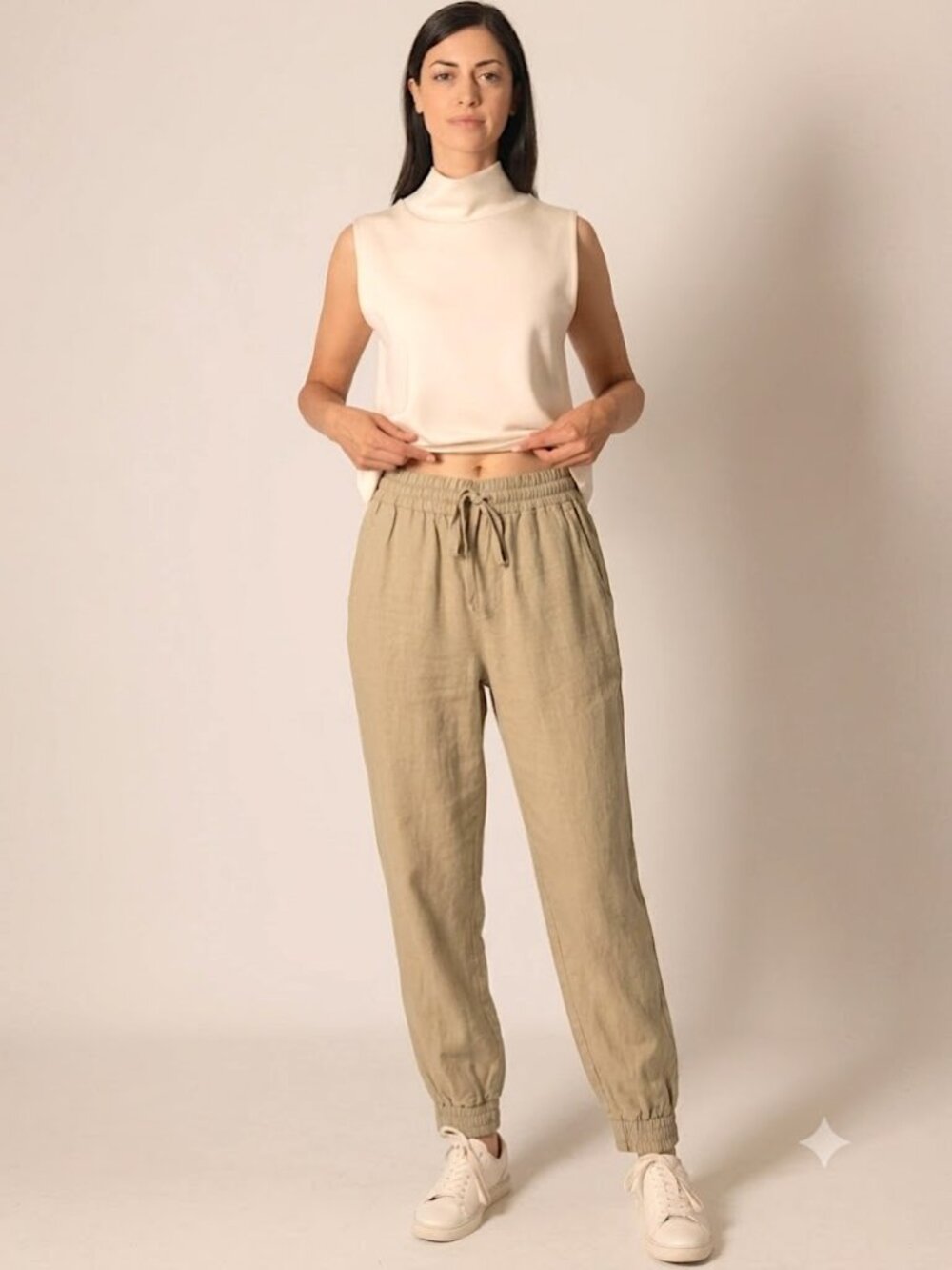 Bella Dahl Easy Drawstring Elastic Waist Women's Jogger Pant Size XS